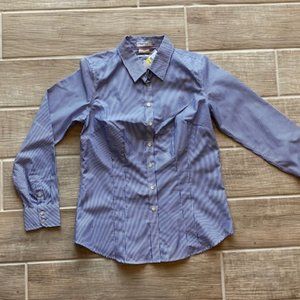 Ladies' VanHeusen Non-Iron, Fitted, Button-Up Dress Shirt, Medium
